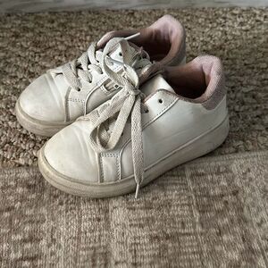 Girls size 12 white unbranded sneakers